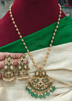 Double mango pendant set(green, white)