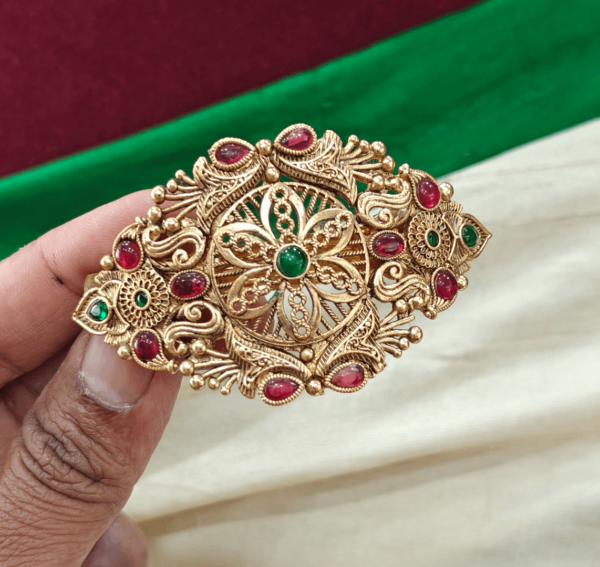 Antique flower clip
