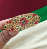 Square shape ruby hair accessory