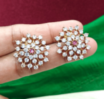 Ruby dot twinkle stud