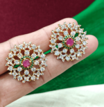 AD stone nakshathra studs