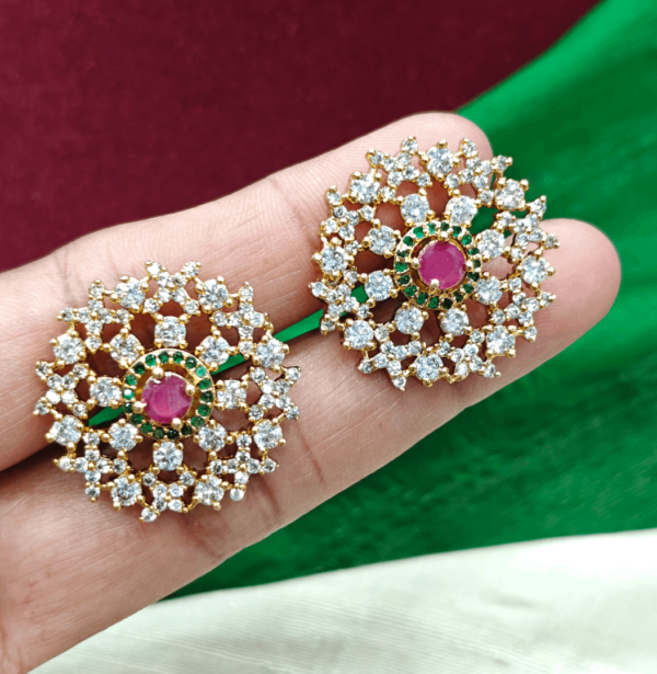 AD stone nakshathra studs