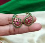 Double stone mango stud
