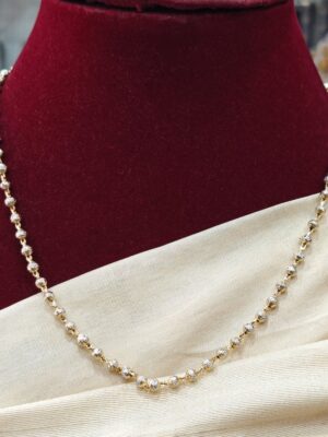Silver shade ball chain