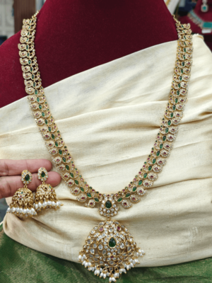 Peacock mango kundan haaram