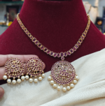 Annam necklace with ruby stone