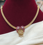 Lakshmi choker with jadau mango