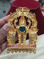 Narayana carved stone pendant