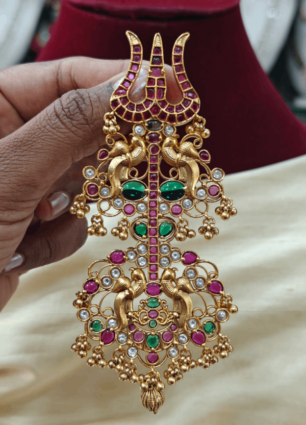 Shoolam parrot pendant