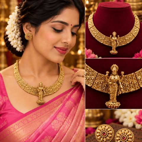 Lotus lakshmi antique kanti