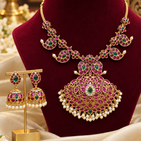 Traditional mango necklace